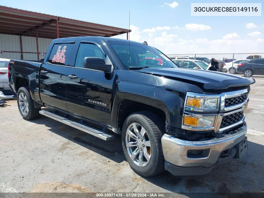 3GCUKREC8EG149116 2014 Chevrolet Silverado K1500 Lt