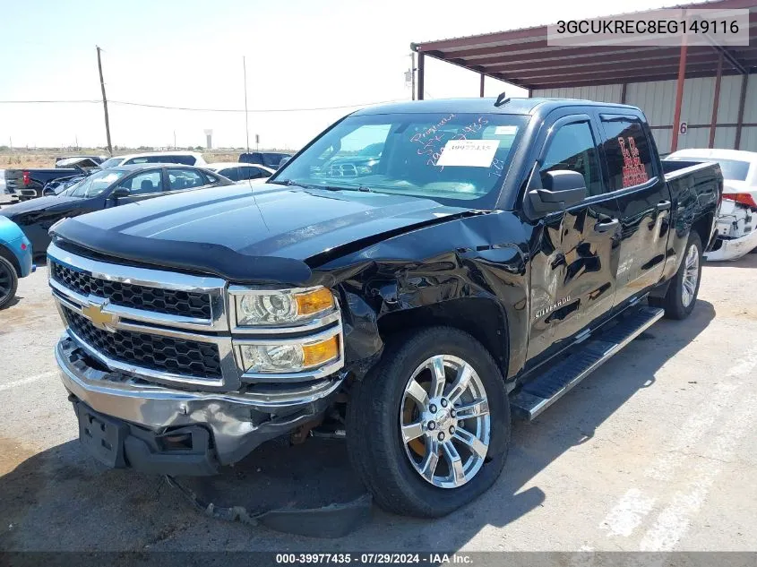 3GCUKREC8EG149116 2014 Chevrolet Silverado K1500 Lt