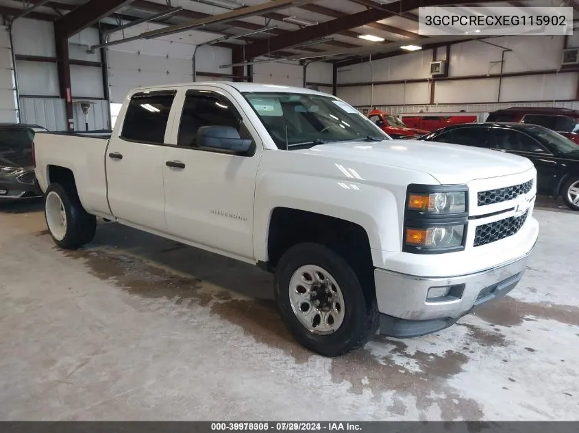 2014 Chevrolet Silverado 1500 1Lt VIN: 3GCPCRECXEG115902 Lot: 39978305