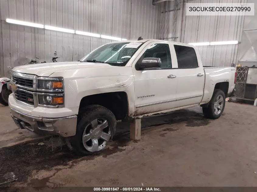 3GCUKSEC0EG270990 2014 Chevrolet Silverado 1500 2Lz