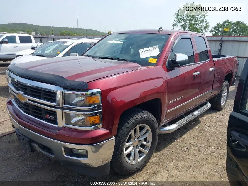 2014 Chevrolet Silverado 1500 2Lt VIN: 1GCVKREC3EZ387363 Lot: 39982033