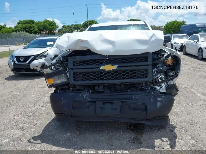 2014 Chevrolet Silverado 1500 Work Truck 1Wt VIN: 1GCNCPEH8EZ181761 Lot: 40019867