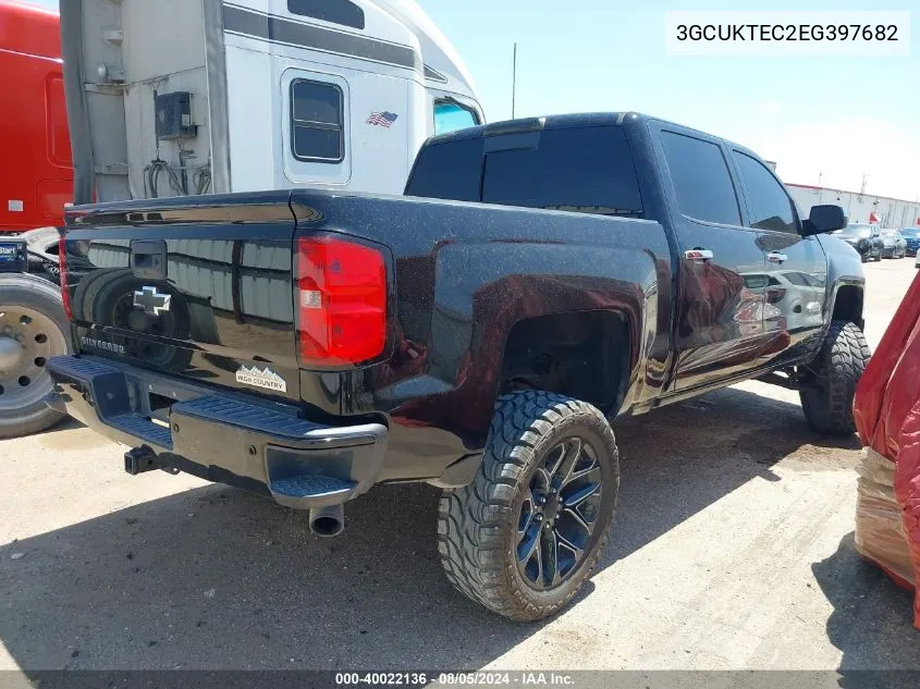 2014 Chevrolet Silverado 1500 High Country VIN: 3GCUKTEC2EG397682 Lot: 40022136