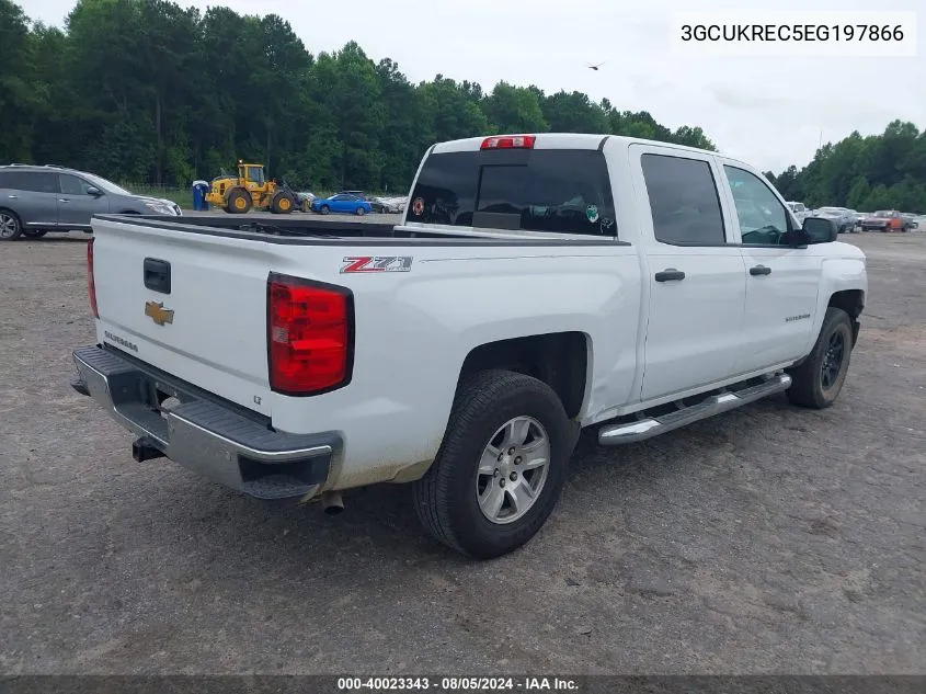 2014 Chevrolet Silverado 1500 2Lt VIN: 3GCUKREC5EG197866 Lot: 40023343