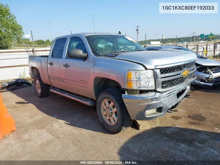 2014 Chevrolet Silverado 2500Hd Lt VIN: 1GC1KXC80EF192033 Lot: 40023689