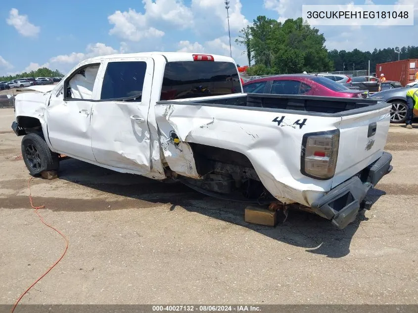 2014 Chevrolet Silverado 1500 Work Truck 1Wt VIN: 3GCUKPEH1EG181048 Lot: 40027132