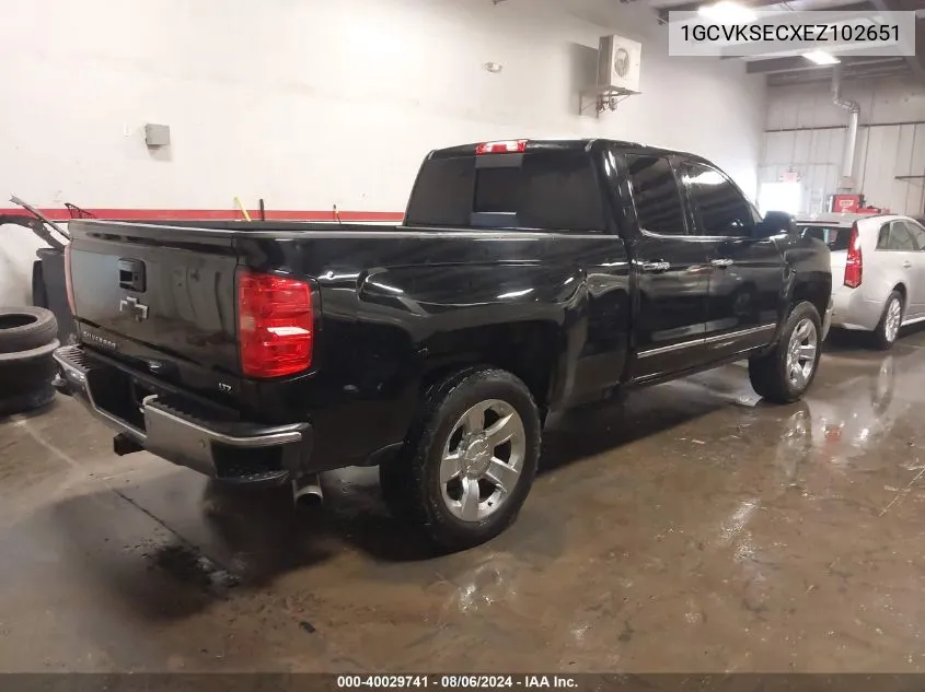 1GCVKSECXEZ102651 2014 Chevrolet Silverado 1500 2Lz