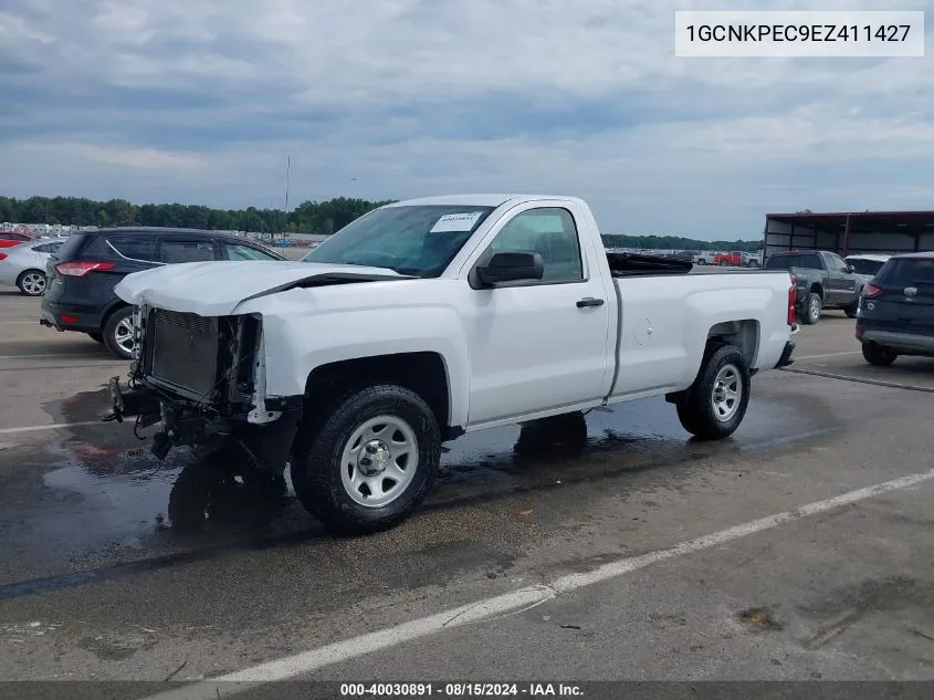 2014 Chevrolet Silverado 1500 Work Truck 1Wt VIN: 1GCNKPEC9EZ411427 Lot: 40030891