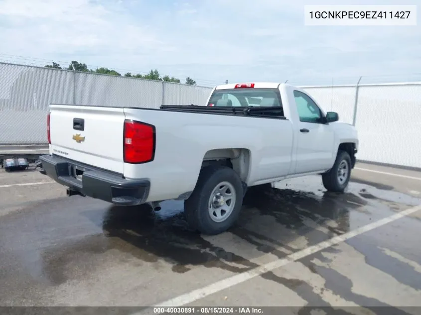 2014 Chevrolet Silverado 1500 Work Truck 1Wt VIN: 1GCNKPEC9EZ411427 Lot: 40030891