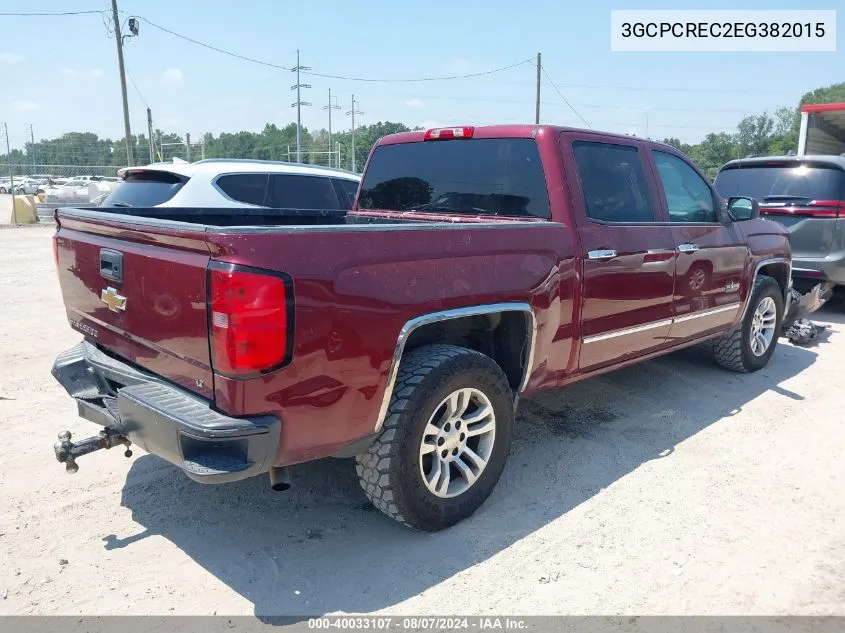 2014 Chevrolet Silverado 1500 1Lt VIN: 3GCPCREC2EG382015 Lot: 40033107