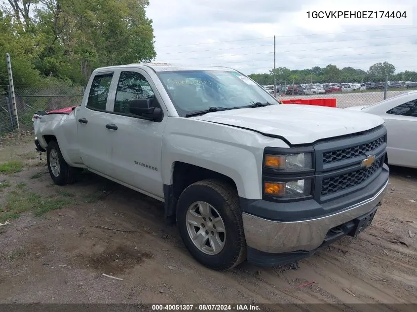 2014 Chevrolet Silverado 1500 Work Truck 1Wt/Work Truck 2Wt VIN: 1GCVKPEH0EZ174404 Lot: 40051307