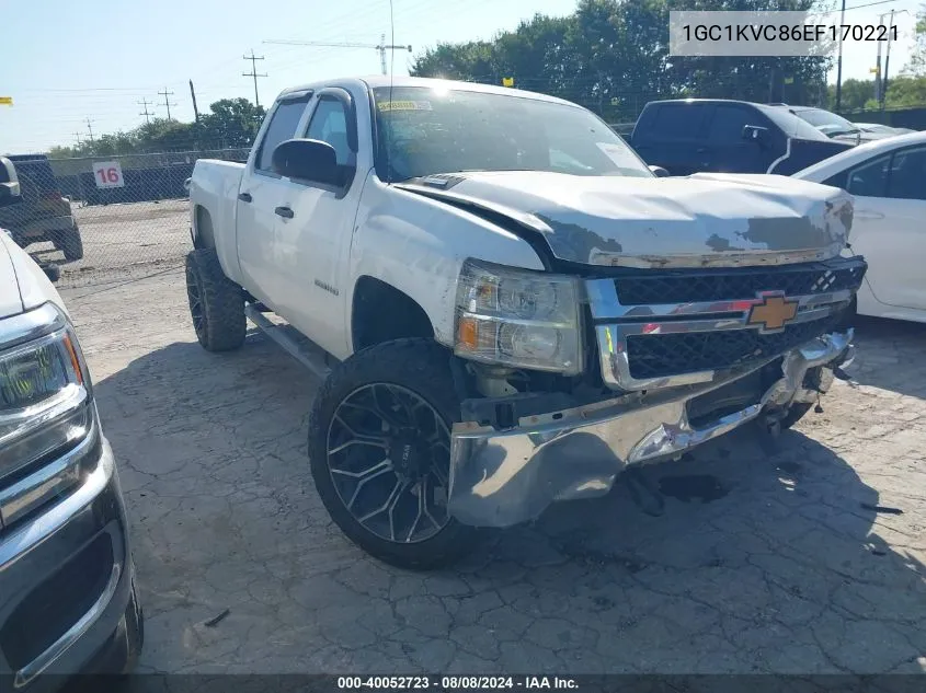 2014 Chevrolet Silverado 2500Hd Work Truck VIN: 1GC1KVC86EF170221 Lot: 40052723