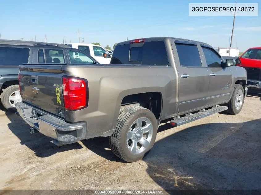 3GCPCSEC9EG148672 2014 Chevrolet Silverado C1500 Ltz