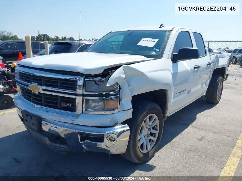 1GCVKREC2EZ204146 2014 Chevrolet Silverado 1500 2Lt