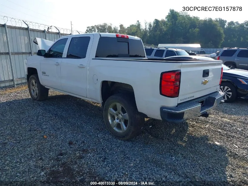 2014 Chevrolet Silverado C1500 Lt VIN: 3GCPCREC7EG157878 Lot: 40073330