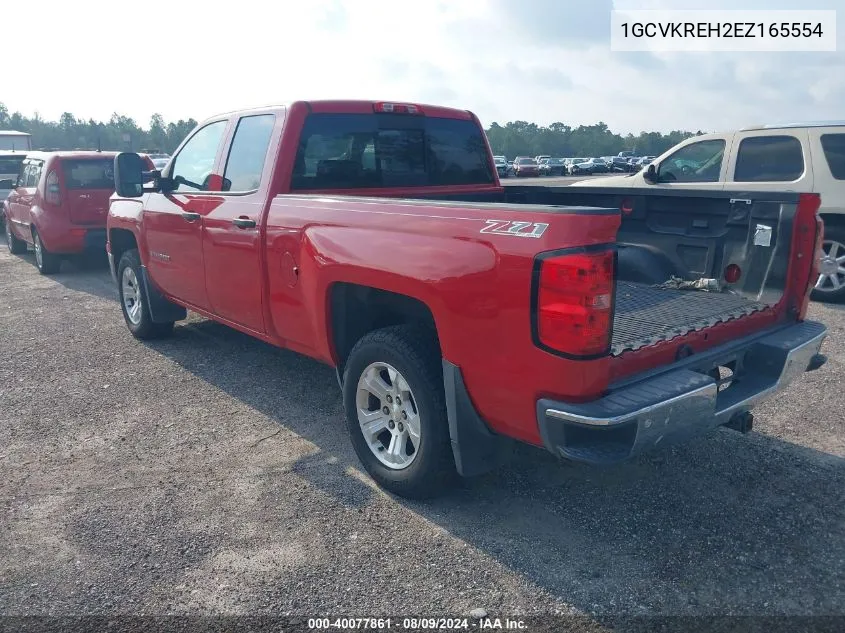 2014 Chevrolet Silverado 1500 2Lt VIN: 1GCVKREH2EZ165554 Lot: 40077861