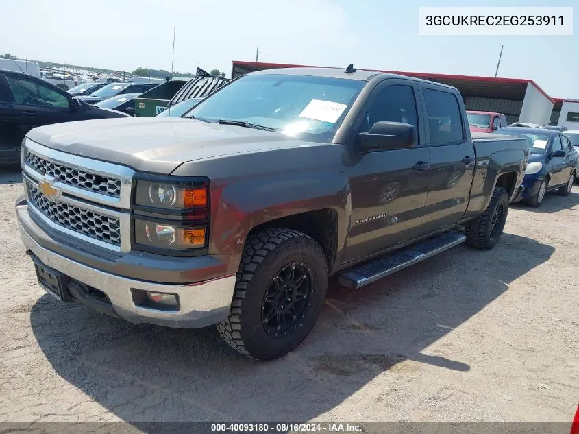 2014 Chevrolet Silverado 1500 1Lt VIN: 3GCUKREC2EG253911 Lot: 40093180