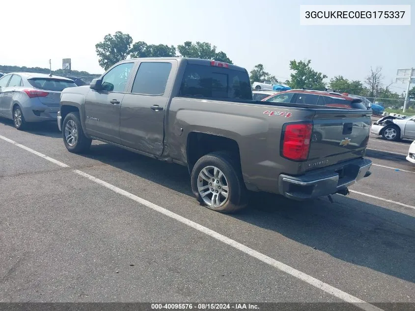 2014 Chevrolet Silverado 1500 1Lt VIN: 3GCUKREC0EG175337 Lot: 40095576