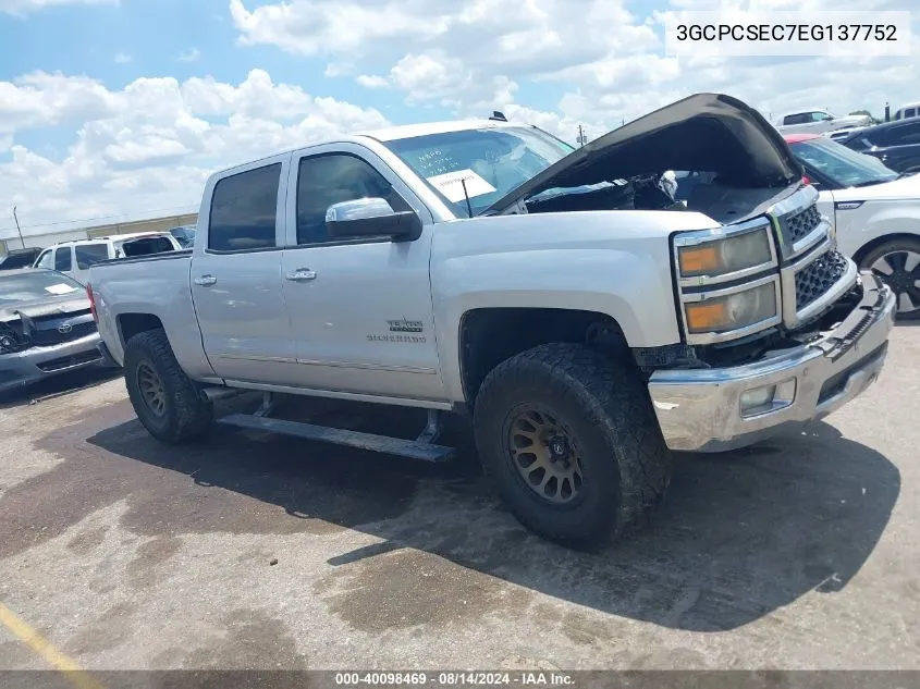 3GCPCSEC7EG137752 2014 Chevrolet Silverado 1500 1Lz