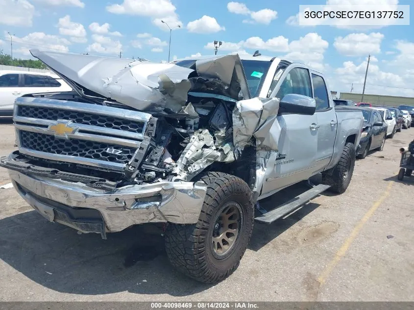 2014 Chevrolet Silverado 1500 1Lz VIN: 3GCPCSEC7EG137752 Lot: 40098469