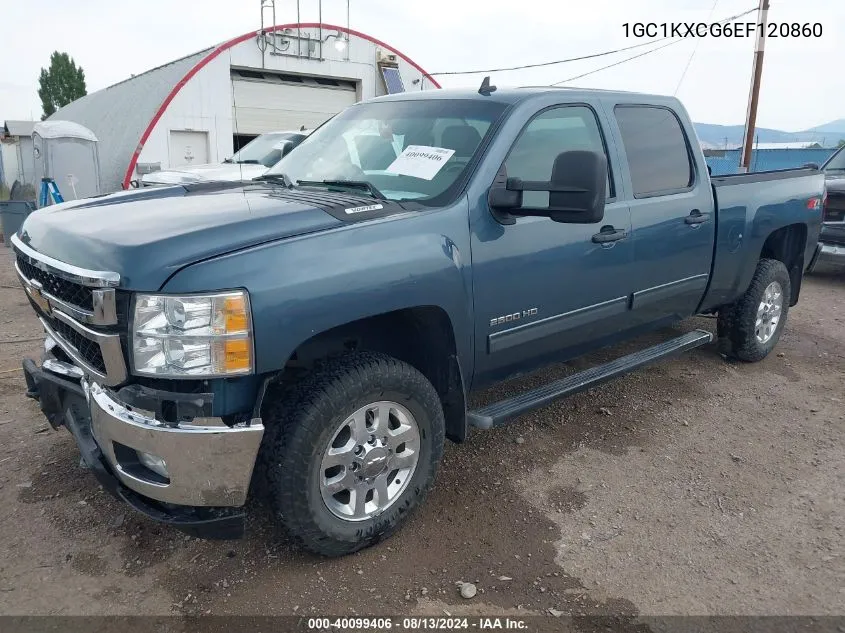 2014 Chevrolet Silverado 2500Hd Lt VIN: 1GC1KXCG6EF120860 Lot: 40099406