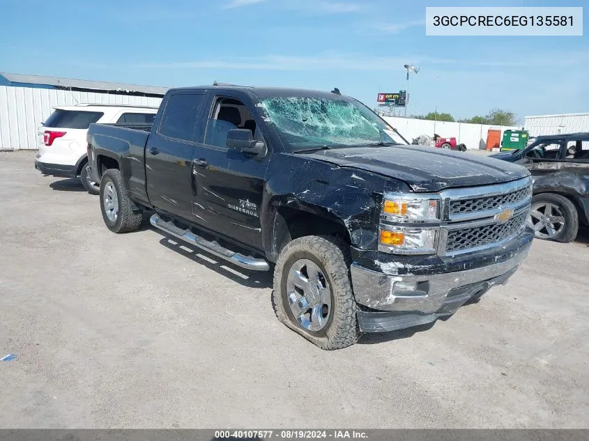 2014 Chevrolet Silverado 1500 1Lt VIN: 3GCPCREC6EG135581 Lot: 40107577