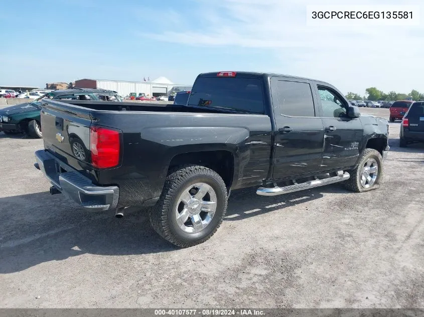 2014 Chevrolet Silverado 1500 1Lt VIN: 3GCPCREC6EG135581 Lot: 40107577