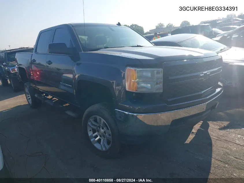 2014 Chevrolet Silverado 1500 1Lt VIN: 3GCUKREH8EG334391 Lot: 40110858