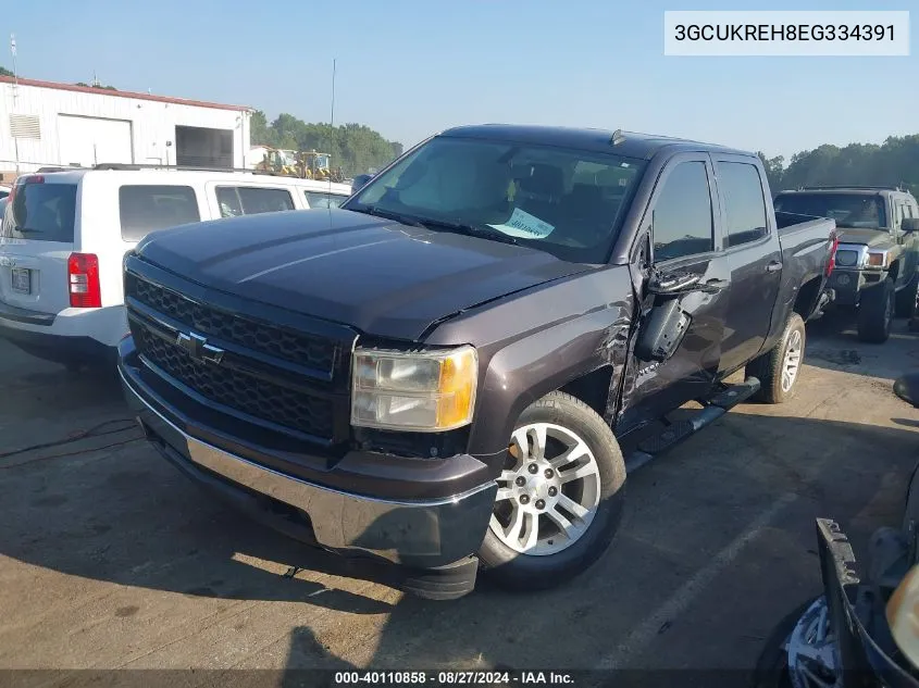 2014 Chevrolet Silverado 1500 1Lt VIN: 3GCUKREH8EG334391 Lot: 40110858