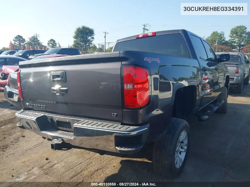 3GCUKREH8EG334391 2014 Chevrolet Silverado 1500 1Lt