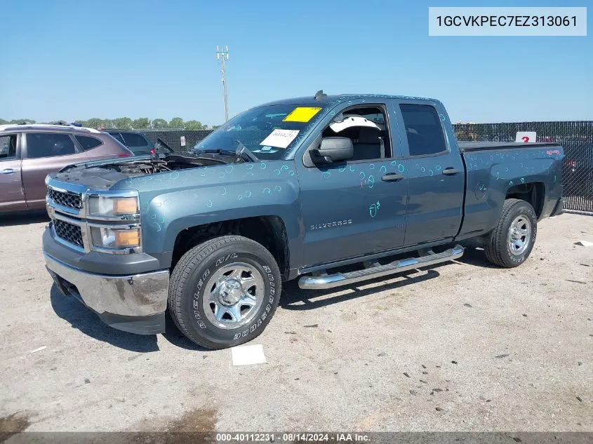 2014 Chevrolet Silverado 1500 Work Truck 2Wt VIN: 1GCVKPEC7EZ313061 Lot: 40112231