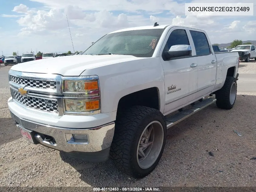 2014 Chevrolet Silverado 1500 1Lz VIN: 3GCUKSEC2EG212489 Lot: 40112453