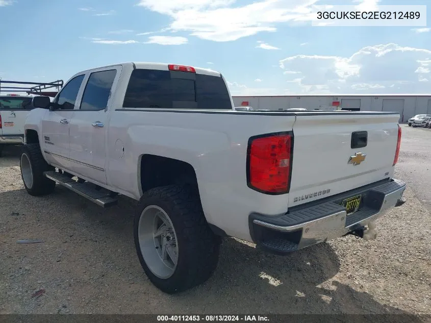 2014 Chevrolet Silverado 1500 1Lz VIN: 3GCUKSEC2EG212489 Lot: 40112453