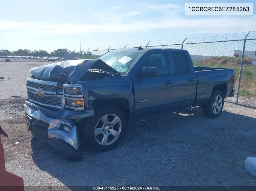 2014 Chevrolet Silverado 1500 1Lt VIN: 1GCRCREC6EZ285263 Lot: 40115925