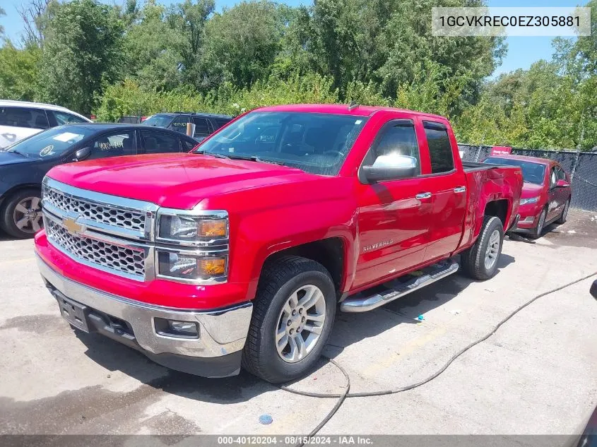 2014 Chevrolet Silverado 1500 1Lt VIN: 1GCVKREC0EZ305881 Lot: 40120204