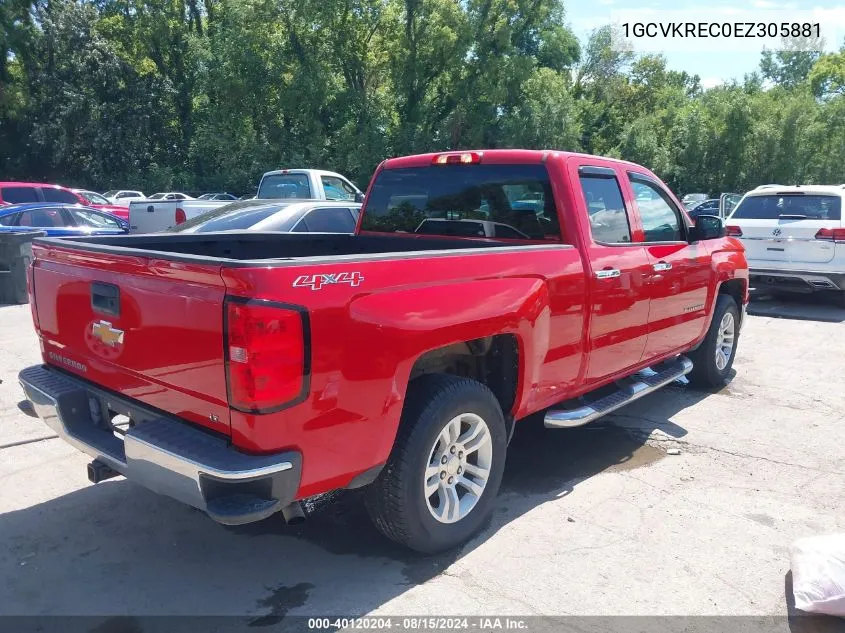 2014 Chevrolet Silverado 1500 1Lt VIN: 1GCVKREC0EZ305881 Lot: 40120204