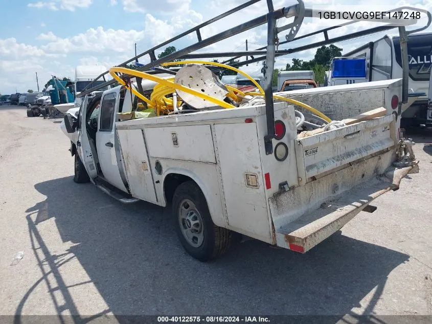 2014 Chevrolet Silverado 2500Hd Work Truck VIN: 1GB1CVCG9EF147248 Lot: 40122575