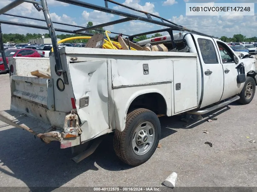 2014 Chevrolet Silverado 2500Hd Work Truck VIN: 1GB1CVCG9EF147248 Lot: 40122575