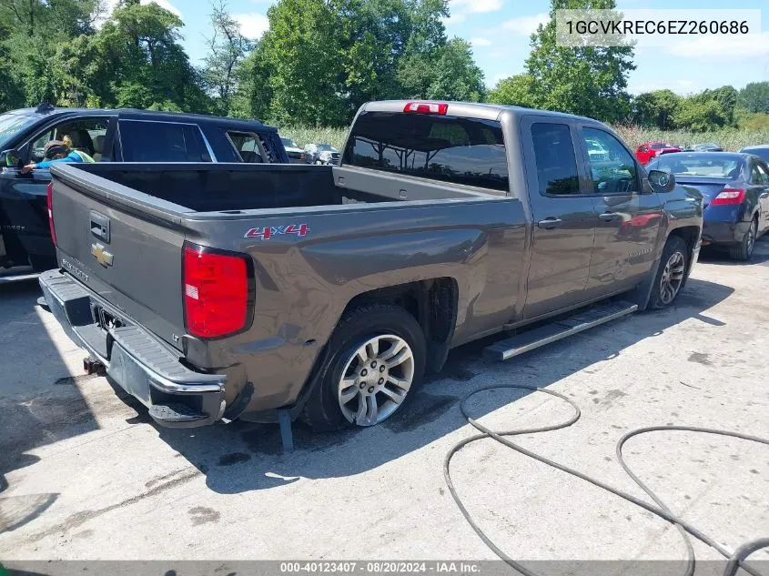 2014 Chevrolet Silverado 1500 1Lt/2Lt VIN: 1GCVKREC6EZ260686 Lot: 40123407