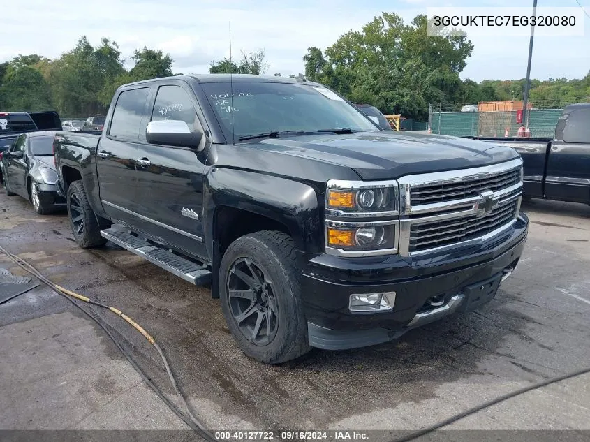 2014 Chevrolet Silverado 1500 High Country VIN: 3GCUKTEC7EG320080 Lot: 40127722