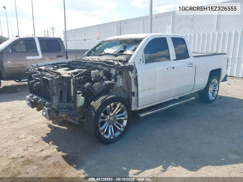 2014 Chevrolet Silverado 1500 1Lt VIN: 1GCRCREH1EZ326555 Lot: 40129582