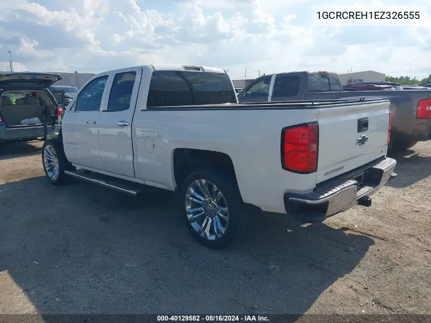 2014 Chevrolet Silverado 1500 1Lt VIN: 1GCRCREH1EZ326555 Lot: 40129582