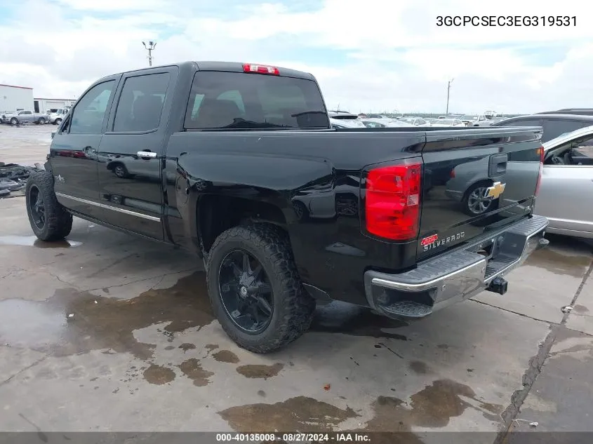 2014 Chevrolet Silverado 1500 1Lz VIN: 3GCPCSEC3EG319531 Lot: 40135008