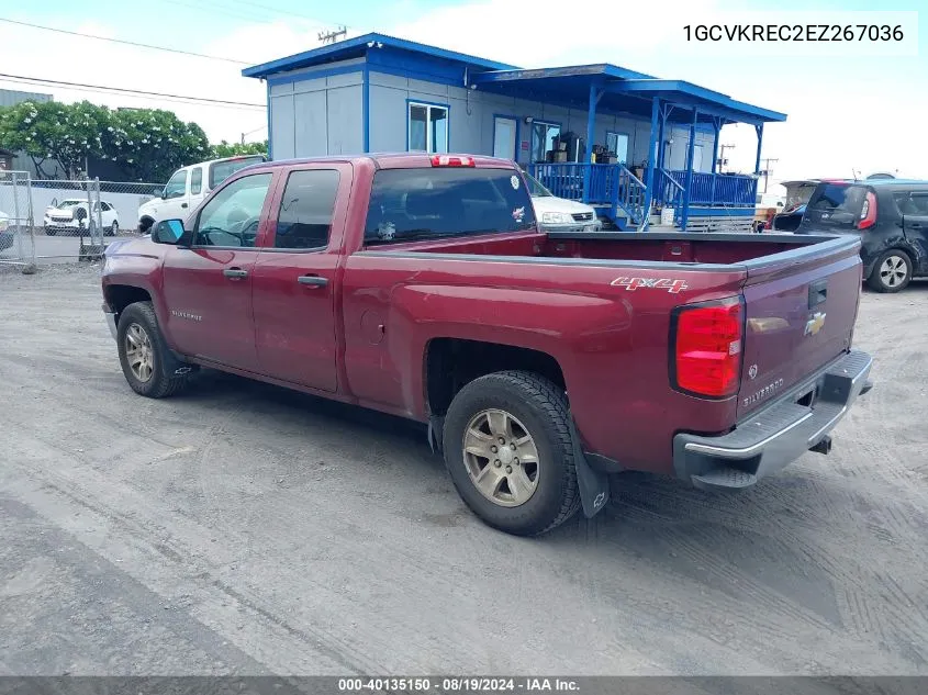 2014 Chevrolet Silverado 1500 1Lt VIN: 1GCVKREC2EZ267036 Lot: 40135150