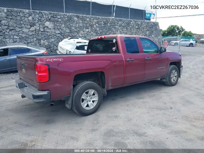 1GCVKREC2EZ267036 2014 Chevrolet Silverado 1500 1Lt