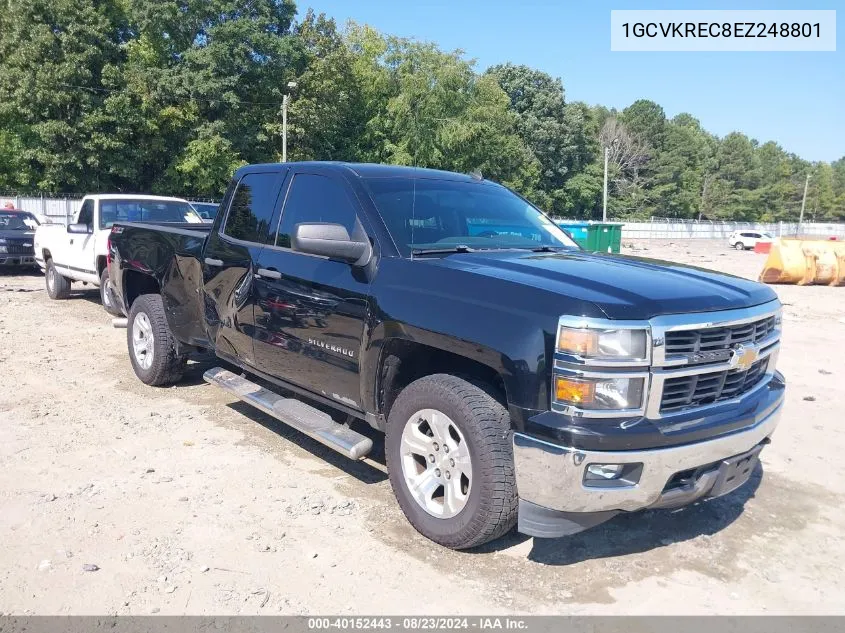 2014 Chevrolet Silverado 1500 2Lt VIN: 1GCVKREC8EZ248801 Lot: 40152443