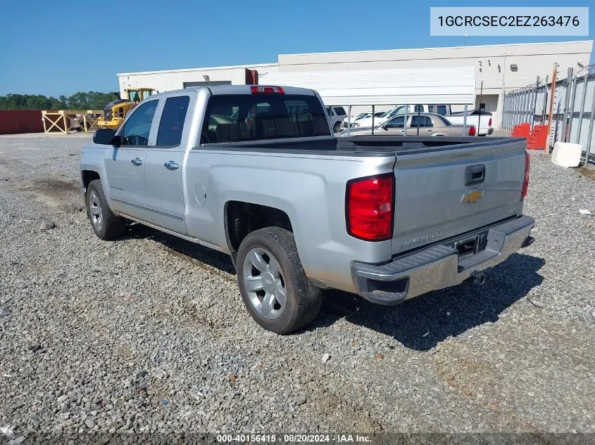 2014 Chevrolet Silverado 1500 1Lz VIN: 1GCRCSEC2EZ263476 Lot: 40156415