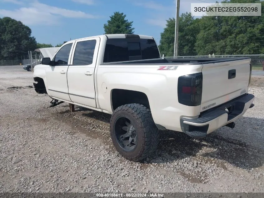 2014 Chevrolet Silverado 1500 High Country VIN: 3GCUKTEC2EG552098 Lot: 40158411