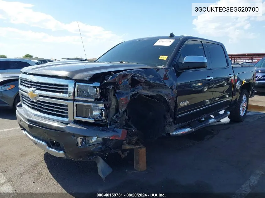 3GCUKTEC3EG520700 2014 Chevrolet Silverado 1500 High Country