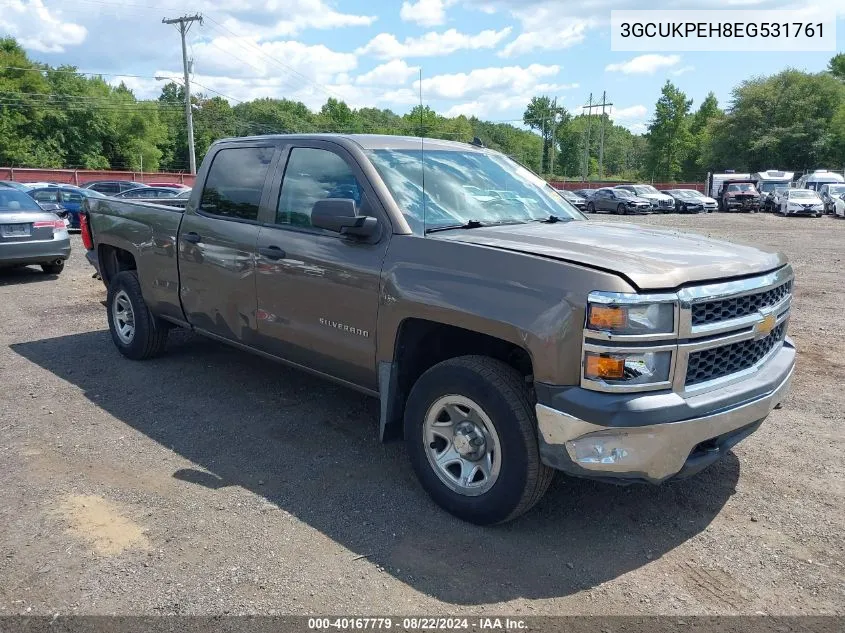 2014 Chevrolet Silverado 1500 Work Truck 2Wt VIN: 3GCUKPEH8EG531761 Lot: 40167779